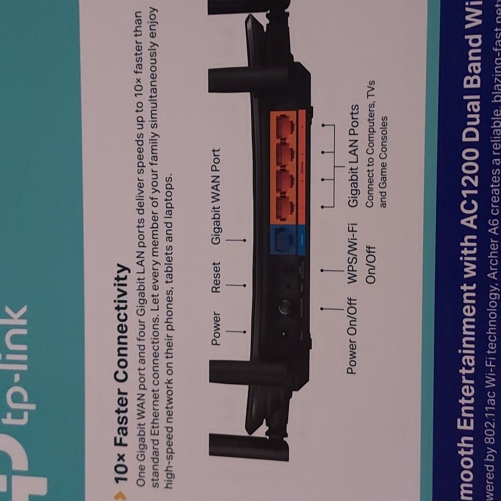 tp-link. AC1200. WIFI Router - Picture 4 of 4